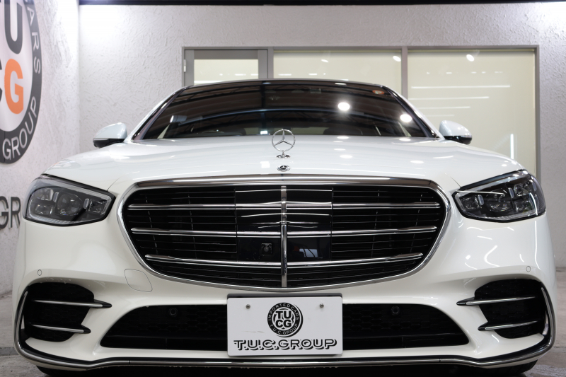 メルセデスベンツ Sクラス S500ﾛﾝｸﾞ 4MATIC AMGﾗｲﾝ&ﾚｰﾀﾞｰｾｰﾌﾃｨPKG　ISG搭載 1ｵｰﾅｰ ｷｰﾚｽｺﾞｰ 黒本革 ﾍﾞﾝﾁﾚｰﾀｰ ﾊﾟﾉﾗﾏSR HUD MBUXﾅﾋﾞTV ｽﾏﾎ連携 ﾌﾞﾙﾒｽﾀｰ 360ｶﾒﾗ PTS LEDﾗｲﾄ ﾊﾝｽﾞﾌﾘｰA AMGｴｱﾛ&20AW ｴｱｻｽ ﾘｱｱｸｽﾙ 9AT　2年保証