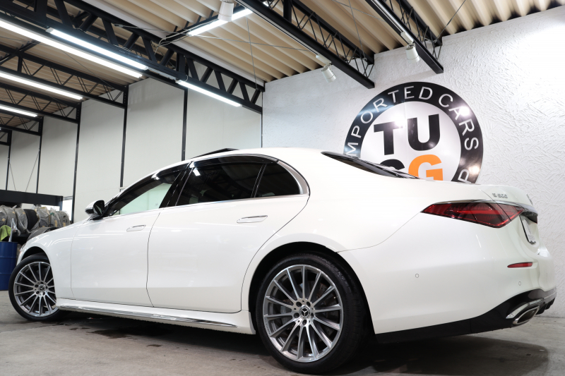 メルセデスベンツ Sクラス S500ﾛﾝｸﾞ 4MATIC AMGﾗｲﾝ&ﾚｰﾀﾞｰｾｰﾌﾃｨPKG　ISG搭載 1ｵｰﾅｰ ｷｰﾚｽｺﾞｰ 黒本革 ﾍﾞﾝﾁﾚｰﾀｰ ﾊﾟﾉﾗﾏSR HUD MBUXﾅﾋﾞTV ｽﾏﾎ連携 ﾌﾞﾙﾒｽﾀｰ 360ｶﾒﾗ PTS LEDﾗｲﾄ ﾊﾝｽﾞﾌﾘｰA AMGｴｱﾛ&20AW ｴｱｻｽ ﾘｱｱｸｽﾙ 9AT　2年保証