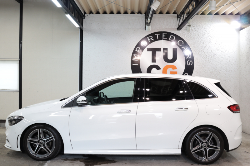 メルセデスベンツ Bクラス B200d AMGﾗｲﾝ ﾚｻﾞｰｴｸｽｸﾙｰｼﾌﾞ&ﾅﾋﾞｹﾞｰｼｮﾝ&ﾚｰﾀﾞｰｾｰﾌﾃｨPKG　ｷｰﾚｽｺﾞｰ 灰/黒本革 MBUXﾅﾋﾞTV BT音楽 Bｶﾒﾗ 自動Rｹﾞｰﾄ ﾊﾝｽﾞﾌﾘｰA AMGｴｱﾛ&18AW ﾜｲﾔﾚｽ充電 8AT　2年保証