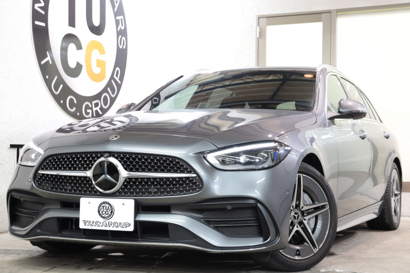 メルセデスベンツ Cクラス C220d ｽﾃｰｼｮﾝﾜｺﾞﾝ AVG AMGﾗｲﾝ ﾚｻﾞｰｴｸｽｸﾙｰｼﾌﾞ&ﾍﾞｰｼｯｸ&ﾚｰﾀﾞｰｾｰﾌﾃｨPKG　ISG搭載 ｷｰﾚｽｺﾞｰ 黒本革 ﾍｯﾄﾞｱｯﾌﾟD MBUXﾅﾋﾞTV&ARﾅﾋﾞ ｽﾏﾎ連携 360ｶﾒﾗ PTS LEDﾗｲﾄ ﾊﾝｽﾞﾌﾘｰA AMGｴｱﾛ&18AW 9AT 希少色ｾﾚﾅｲﾄｸﾞﾚｰ　2年保証