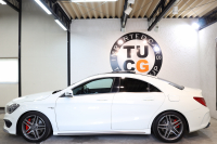 AMG CLAクラス CLA45 4MATIC ｱﾄﾞﾊﾞﾝｽﾄﾞ&ｾｰﾌﾃｨPKG　 専用黒本革 ｼｰﾄﾋｰﾀｰ ﾊﾟﾉﾗﾏSR HDDﾅﾋﾞTV  harman/kardon  ﾊﾞｯｸｶﾒﾗ PTS DSRC ｷｾﾉﾝ 専用AMGｴｱﾛ&18AW AMG強化ﾌﾞﾚｰｷ AMGｽﾋﾟｰﾄﾞｼﾌﾄ 7AT　2年保証【期間限定在庫】