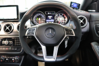 AMG CLAクラス CLA45 4MATIC ｱﾄﾞﾊﾞﾝｽﾄﾞ&ｾｰﾌﾃｨPKG　 専用黒本革 ｼｰﾄﾋｰﾀｰ ﾊﾟﾉﾗﾏSR HDDﾅﾋﾞTV  harman/kardon  ﾊﾞｯｸｶﾒﾗ PTS DSRC ｷｾﾉﾝ 専用AMGｴｱﾛ&18AW AMG強化ﾌﾞﾚｰｷ AMGｽﾋﾟｰﾄﾞｼﾌﾄ 7AT　2年保証【期間限定在庫】