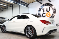 AMG CLAクラス CLA45 4MATIC ｱﾄﾞﾊﾞﾝｽﾄﾞ&ｾｰﾌﾃｨPKG　 専用黒本革 ｼｰﾄﾋｰﾀｰ ﾊﾟﾉﾗﾏSR HDDﾅﾋﾞTV  harman/kardon  ﾊﾞｯｸｶﾒﾗ PTS DSRC ｷｾﾉﾝ 専用AMGｴｱﾛ&18AW AMG強化ﾌﾞﾚｰｷ AMGｽﾋﾟｰﾄﾞｼﾌﾄ 7AT　2年保証【期間限定在庫】