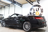 メルセデスベンツ Cクラス C180ｶﾌﾞﾘｵﾚ ｽﾎﾟｰﾂ ﾚｻﾞｰｴｸｽｸﾙｰｼﾌﾞ&ﾚｰﾀﾞｰｾｰﾌﾃｨPKG　ｷｰﾚｽｺﾞｰ 黒本革 赤幌 HDDﾅﾋﾞTV&ｷｬﾝｾﾗｰ  BT音楽 ﾊﾞｯｸｶﾒﾗ PTS DSRC LEDﾗｲﾄ AMGｴｱﾛ&19AW  ﾀﾞｲﾅﾐｯｸｾﾚｸﾄ 9AT　2年保証【期間限定在庫】