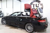 メルセデスベンツ Cクラス C180ｶﾌﾞﾘｵﾚ ｽﾎﾟｰﾂ ﾚｻﾞｰｴｸｽｸﾙｰｼﾌﾞ&ﾚｰﾀﾞｰｾｰﾌﾃｨPKG　ｷｰﾚｽｺﾞｰ 黒本革 赤幌 HDDﾅﾋﾞTV&ｷｬﾝｾﾗｰ  BT音楽 ﾊﾞｯｸｶﾒﾗ PTS DSRC LEDﾗｲﾄ AMGｴｱﾛ&19AW  ﾀﾞｲﾅﾐｯｸｾﾚｸﾄ 9AT　2年保証【期間限定在庫】