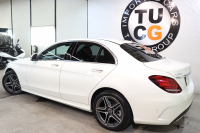 メルセデスベンツ Cクラス C220d AVG AMGﾗｲﾝ ﾚｰﾀﾞｰｾｰﾌﾃｨPKG　後期 MEｺﾈｸﾄ ｷｰﾚｽｺﾞｰ 黒革 HDDﾅﾋﾞTV ｽﾏﾎ連携 ﾊﾞｯｸｶﾒﾗ PTS LEDﾗｲﾄ AMGｴｱﾛ&18AW ﾀﾞｲﾅﾐｯｸS 9AT　2年保証