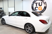 メルセデスベンツ Cクラス C200 AVG AMGﾗｲﾝ ﾚｰﾀﾞｰｾｰﾌﾃｨPKG　ｷｰﾚｽｺﾞｰ 黒革 ｼｰﾄﾋｰﾀｰ HDDﾅﾋﾞTV BT音楽 ﾊﾞｯｸｶﾒﾗ PTS LEDﾗｲﾄ AMGｴｱﾛ&18AW ﾀﾞｲﾅﾐｯｸｾﾚｸﾄ ｴｱｻｽ 　2年保証