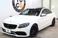 AMG Cクラス C63S ｴｸｽｸﾙｰｼﾌﾞ&ﾚｰﾀﾞｰｾｰﾌﾃｨPKG　ｷｰﾚｽｺﾞｰ 赤/黒本革 ﾊﾟﾉﾗﾏSR ﾍｯﾄﾞｱｯﾌﾟD HDDﾅﾋﾞTV&ｷｬﾝｾﾗｰ BT音楽 ﾌﾞﾙﾒｽﾀｰ ﾊﾞｯｸｶﾒﾗ PTS LEDﾗｲﾄ ﾊﾝｽﾞﾌﾘｰA AMG専用装備&ﾁｭｰﾆﾝｸﾞ ﾊﾟﾅﾒﾘｶｰﾅｸﾞﾘﾙ 7AT　2年保証