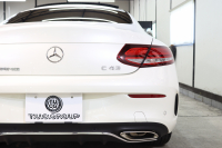 メルセデスベンツ Cクラス C180ｸｰﾍﾟ ｽﾎﾟｰﾂ ﾚｻﾞｰｴｸｽｸﾙｰｼﾌﾞ&ﾚｰﾀﾞｰｾｰﾌﾃｨPKG　後期 ｷｰﾚｽｺﾞｰ 黒本革 ﾊﾟﾉﾗﾏSR ﾍｯﾄﾞｱｯﾌﾟD HDDﾅﾋﾞTV ｽﾏﾎ連携 ﾊﾞｯｸｶﾒﾗ PTS LEDﾗｲﾄ AMGｴｱﾛ&19AW ﾀﾞｲﾅﾐｯｸS ｴｱｻｽ 9AT　2年保証