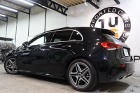 メルセデスベンツ Aクラス A180ｽﾀｲﾙ AMGﾗｲﾝ AMGﾚｻﾞｰｴｸｽｸﾙｰｼﾌﾞ&ｱﾄﾞﾊﾞﾝｽﾄﾞ&ﾚｰﾀﾞｰｾｰﾌﾃｨPKG　ｷｰﾚｽｺﾞｰ 灰/黒本革 ﾊﾟﾉﾗﾏSR ﾍｯﾄﾞｱｯﾌﾟD MBUXﾅﾋﾞTV ｽﾏﾎ連携 ｱﾄﾞﾊﾞﾝｽﾄﾞｻｳﾝﾄﾞ 360ｶﾒﾗ PTS LEDﾗｲﾄ AMGｴｱﾛ&18AW 7AT　2年保証