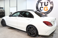 AMG Cクラス C43 4MATIC ｴｸｽｸﾙｰｼﾌﾞ&ﾚｰﾀﾞｰｾｰﾌﾃｨPKG　1ｵｰﾅｰ ｷｰﾚｽｺﾞｰ 赤本革 ﾊﾟﾉﾗﾏSR ﾍｯﾄﾞｱｯﾌﾟD HDDﾅﾋﾞTV BT音楽 ﾌﾞﾙﾒｽﾀｰ ﾊﾞｯｸｶﾒﾗ PTS LEDﾗｲﾄ 自動ﾄﾗﾝｸ ﾊﾝｽﾞﾌﾘｰA AMG専用装備&ﾁｭｰﾆﾝｸﾞﾀﾞｲﾅﾐｯｸS 9AT　2年保証