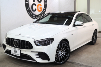 AMG Eクラス E53 4MATIC+ ｴｸｽｸﾙｰｼﾌﾞ&ﾚｰﾀﾞｰｾｰﾌﾃｨPKG　ISG搭載 後期 ｷｰﾚｽｺﾞｰ 黒本革 ﾍﾞﾝﾁﾚｰﾀｰ ﾊﾟﾉﾗﾏSR ﾍｯﾄﾞｱｯﾌﾟD MBUXﾅﾋﾞTV&ARﾅﾋﾞ ｽﾏﾎ連携 ﾌﾞﾙﾒｽﾀｰ 360ｶﾒﾗ PTS LEDﾗｲﾄ 自動ﾄﾗﾝｸ AMG専用装備&ﾁｭｰﾆﾝｸﾞ ﾜｲﾔﾚｽ充電 9AT　2年保証