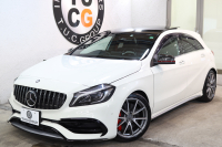 AMG Aクラス A45 4MATIC AMGｱﾄﾞﾊﾞﾝｽﾄﾞ&ﾚｰﾀﾞｰｾｰﾌﾃｨPKG　後期 ｷｰﾚｽｺﾞｰ 黒本革 ｼｰﾄﾋｰﾀｰ HDDﾅﾋﾞTV BT音楽 ﾊﾞｯｸｶﾒﾗ PTS LEDﾗｲﾄ ﾊﾟﾅﾒﾘｶｰﾅｸﾞﾘﾙ AMG強化ﾌﾞﾚｰｷ AMG専用装備&ﾁｭｰﾆﾝｸﾞ ﾀﾞｲﾅﾐｯｸｾﾚｸﾄ 7AT ECO　2年保証