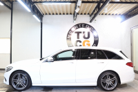 メルセデスベンツ Cクラス C200ｽﾃｰｼｮﾝﾜｺﾞﾝ ｽﾎﾟｰﾂ 本革仕様 ﾚｰﾀﾞｰｾｰﾌﾃｨPKG　ｷｰﾚｽｺﾞｰ 黒本革 HDDﾅﾋﾞTV BT音楽 ﾊﾞｯｸｶﾒﾗ PTS LEDﾗｲﾄ ﾊﾝｽﾞﾌﾘｰA AMGｴｱﾛ&18AW ｴｱｻｽ 7AT　2年保証