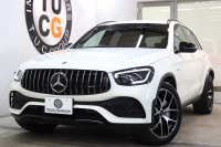 AMG GLC GLC43 4MATIC ﾚｻﾞｰｴｸｽｸﾙｰｼﾌﾞ&ﾚｰﾀﾞｰｾｰﾌﾃｨPKG　後期 1ｵｰﾅｰ MEｺﾈｸﾄ ｷｰﾚｽｺﾞｰ 黒/赤本革 全席ｼｰﾄﾋｰﾀｰ HUD MBUXﾅﾋﾞTV BT音楽 ﾌﾞﾙﾒｽﾀｰ 360ｶﾒﾗ PTS DSRC ﾊﾝｽﾞﾌﾘｰA AMGｴｱﾛ&20AW AMGﾗｲﾄﾞｺﾝﾄﾛｰﾙ+ｴｱｻｽ 9AT　2年保証
