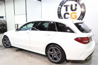 メルセデスベンツ Cクラス C200ｽﾃｰｼｮﾝﾜｺﾞﾝ AVG AMGﾗｲﾝ ﾚｰﾀﾞｰｾｰﾌﾃｨPKG　BSG搭載 後期 ｷｰﾚｽｺﾞｰ 黒革 HDDﾅﾋﾞTV ｽﾏﾎ連携 ﾊﾞｯｸｶﾒﾗ PTS LEDﾗｲﾄ 自動Rｹﾞｰﾄ AMGｴｱﾛ&18AW ｴｱｻｽ ﾀﾞｲﾅﾐｯｸS 9AT　2年保証