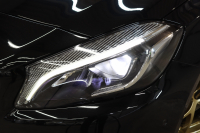 AMG Aクラス A45 4MATIC ﾚｰﾀﾞｰｾｰﾌﾃｨPKG　後期 ｷｰﾚｽｺﾞｰ 黒本革 HDDﾅﾋﾞTV ｽﾏﾎ連携 ﾊﾞｯｸｶﾒﾗ PTS LEDﾗｲﾄ AMG専用装備&ﾁｭｰﾆﾝｸﾞ ﾀﾞｲﾅﾐｯｸS BBS18AW 7AT　2年保証