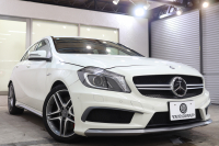 AMG Aクラス A45 4MATIC AMGｱﾄﾞﾊﾞﾝｽﾄ&ﾚｰﾀﾞｰｾｰﾌﾃｨPKG　黒本革 HDDﾅﾋﾞTV BT音楽 harman/kardon ﾊﾞｯｸｶﾒﾗ PTS ｷｾﾉﾝﾗｲﾄ AMG専用装備&ﾁｭｰﾆﾝｸﾞ 7AT　2年保証