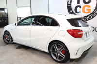 AMG Aクラス A45 4MATIC AMGｱﾄﾞﾊﾞﾝｽﾄ&ﾚｰﾀﾞｰｾｰﾌﾃｨPKG　黒本革 HDDﾅﾋﾞTV BT音楽 harman/kardon ﾊﾞｯｸｶﾒﾗ PTS ｷｾﾉﾝﾗｲﾄ AMG専用装備&ﾁｭｰﾆﾝｸﾞ 7AT　2年保証