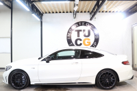 AMG Cクラス C43 4MATIC ｸｰﾍﾟ ﾚｰﾀﾞｰｾｰﾌﾃｨPKG　後期 ｷｰﾚｽｺﾞｰ 黒本革 ﾍｯﾄﾞｱｯﾌﾟD HDDﾅﾋﾞTV ｽﾏﾎ連携 ﾌﾞﾙﾒｽﾀｰ ﾊﾞｯｸｶﾒﾗ PTS LEDﾗｲﾄ 自動ﾄﾗﾝｸ ﾊﾝｽﾞﾌﾘｰA AMG専用装備&ﾁｭｰﾆﾝｸﾞﾀﾞｲﾅﾐｯｸS 9AT　2年保証
