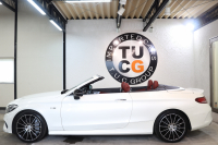 AMG Cクラス C43 4MATIC ｶﾌﾞﾘｵﾚ ﾚｰﾀﾞｰｾｰﾌﾃｨPKG　ｷｰﾚｽｺﾞｰ 赤本革 ｴｱｽｶｰﾌ ﾍｯﾄﾞｱｯﾌﾟD HDDﾅﾋﾞTV BT音楽 ﾌﾞﾙﾒｽﾀｰ ﾊﾞｯｸｶﾒﾗ PTS LEDﾗｲﾄ AMG専用装備&ﾁｭｰﾆﾝｸﾞﾀﾞｲﾅﾐｯｸS 赤幌 9AT　2年保証