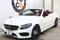 AMG Cクラス C43 4MATIC ｶﾌﾞﾘｵﾚ ﾚｰﾀﾞｰｾｰﾌﾃｨPKG　ｷｰﾚｽｺﾞｰ 赤本革 ｴｱｽｶｰﾌ ﾍｯﾄﾞｱｯﾌﾟD HDDﾅﾋﾞTV BT音楽 ﾌﾞﾙﾒｽﾀｰ ﾊﾞｯｸｶﾒﾗ PTS LEDﾗｲﾄ AMG専用装備&ﾁｭｰﾆﾝｸﾞﾀﾞｲﾅﾐｯｸS 赤幌 9AT　2年保証