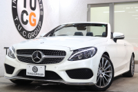 メルセデスベンツ Cクラス C180ｶﾌﾞﾘｵﾚ ｽﾎﾟｰﾂ ﾚｻﾞｰｴｸｽｸﾙｰｼﾌﾞ&ﾚｰﾀﾞｰｾｰﾌﾃｨPKG　ｷｰﾚｽｺﾞｰ 黒本革 ｴｱｽｶｰﾌ HDDﾅﾋﾞTV&ｷｬﾝｾﾗｰ BT音楽 ﾊﾞｯｸｶﾒﾗ PTS LEDﾗｲﾄ AMGｴｱﾛ&19AW 黒幌 9AT　2年保証