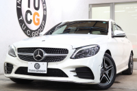 メルセデスベンツ Cクラス C200ｽﾃｰｼｮﾝﾜｺﾞﾝ AVG AMGﾗｲﾝ ﾚｰﾀﾞｰｾｰﾌﾃｨPKG　BSG搭載 後期 ｷｰﾚｽｺﾞｰ 黒革 HDDﾅﾋﾞTV ｽﾏﾎ連携 ﾊﾞｯｸｶﾒﾗ PTS LEDﾗｲﾄ 自動Rｹﾞｰﾄ AMGｴｱﾛ&18AW ｴｱｻｽ ﾀﾞｲﾅﾐｯｸS 9AT　2年保証