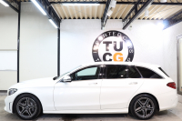 メルセデスベンツ Cクラス C200ｽﾃｰｼｮﾝﾜｺﾞﾝ AVG AMGﾗｲﾝ ﾚｰﾀﾞｰｾｰﾌﾃｨPKG　BSG搭載 後期 ｷｰﾚｽｺﾞｰ 黒革 HDDﾅﾋﾞTV ｽﾏﾎ連携 ﾊﾞｯｸｶﾒﾗ PTS LEDﾗｲﾄ 自動Rｹﾞｰﾄ AMGｴｱﾛ&18AW ｴｱｻｽ ﾀﾞｲﾅﾐｯｸS 9AT　2年保証