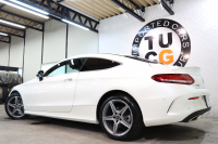 メルセデスベンツ Cクラス C180ｸｰﾍﾟ ｽﾎﾟｰﾂ ﾚｰﾀﾞｰｾｰﾌﾃｨPKG　ｷｰﾚｽｺﾞｰ 黒革 HDDﾅﾋﾞTV BT音楽 ﾊﾞｯｸｶﾒﾗ PTS LEDﾗｲﾄ AMGｴｱﾛ&18AW ﾀﾞｲﾅﾐｯｸS 9AT　2年保証