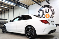 AMG Cクラス C43 4MATIC ｴｸｽｸﾙｰｼﾌﾞ&ﾚｰﾀﾞｰｾｰﾌﾃｨPKG　ｷｰﾚｽｺﾞｰ 黒本革 ﾍｯﾄﾞｱｯﾌﾟD HDDﾅﾋﾞTV BT音楽 ﾌﾞﾙﾒｽﾀｰ ﾊﾞｯｸｶﾒﾗ PTS LEDﾗｲﾄ 自動ﾄﾗﾝｸ ﾊﾝｽﾞﾌﾘｰA AMG専用装備&ﾁｭｰﾆﾝｸﾞﾀﾞｲﾅﾐｯｸS 9AT　2年保証