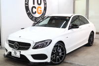 AMG Cクラス C43 4MATIC ｴｸｽｸﾙｰｼﾌﾞ&ﾚｰﾀﾞｰｾｰﾌﾃｨPKG　ｷｰﾚｽｺﾞｰ 黒本革 ﾍｯﾄﾞｱｯﾌﾟD HDDﾅﾋﾞTV BT音楽 ﾌﾞﾙﾒｽﾀｰ ﾊﾞｯｸｶﾒﾗ PTS LEDﾗｲﾄ 自動ﾄﾗﾝｸ ﾊﾝｽﾞﾌﾘｰA AMG専用装備&ﾁｭｰﾆﾝｸﾞﾀﾞｲﾅﾐｯｸS 9AT　2年保証