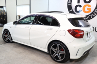 メルセデスベンツ Aクラス A250 ｼｭﾎﾟﾙﾄ 4MATIC ﾚｰﾀﾞｰｾｰﾌﾃｨPKG　後期 ｷｰﾚｽｺﾞｰ ﾚｻﾞｰDINAMICAｼｰﾄ ﾊﾟﾉﾗﾏSR HDDﾅﾋﾞTV ｽﾏﾎ連携 ﾊﾞｯｸｶﾒﾗ PTS LEDﾗｲﾄ AMGｴｱﾛ&18AW SPORT専用ﾁｭｰﾆﾝｸﾞ 7AT　2年保証