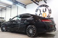 メルセデスベンツ Cクラス C180ｸｰﾍﾟ ｽﾎﾟｰﾂ ﾚｻﾞｰｴｸｽｸﾙｰｼﾌﾞ&ﾚｰﾀﾞｰｾｰﾌﾃｨPKG　後期 MEｺﾈｸﾄ ｷｰﾚｽｺﾞｰ 黒本革 ﾊﾟﾉﾗﾏSR ﾍｯﾄﾞｱｯﾌﾟD HDDﾅﾋﾞTV ｽﾏﾎ連携 ﾊﾞｯｸｶﾒﾗ PTS LEDﾗｲﾄ AMGｴｱﾛ&19AW ｴｱｻｽ ﾀﾞｲﾅﾐｯｸS 9AT　2年保証