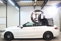 メルセデスベンツ Cクラス C180ｶﾌﾞﾘｵﾚ ｽﾎﾟｰﾂ ﾚｻﾞｰｴｸｽｸﾙｰｼﾌﾞ&ﾚｰﾀﾞｰｾｰﾌﾃｨPKG　後期 MEｺﾈｸﾄ ｷｰﾚｽｺﾞｰ 黒本革 ｴｱｽｶｰﾌ ﾍｯﾄﾞｱｯﾌﾟD HDDﾅﾋﾞTV&ｷｬﾝｾﾗｰ ｽﾏﾎ連携 ﾊﾞｯｸｶﾒﾗ PTS LEDﾗｲﾄ AMGｴｱﾛ&19AW ｴｱｻｽ ﾀﾞｲﾅﾐｯｸS 9AT　2年保証