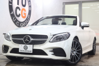 メルセデスベンツ Cクラス C180ｶﾌﾞﾘｵﾚ ｽﾎﾟｰﾂ ﾚｻﾞｰｴｸｽｸﾙｰｼﾌﾞ&ﾚｰﾀﾞｰｾｰﾌﾃｨPKG　後期 MEｺﾈｸﾄ ｷｰﾚｽｺﾞｰ 黒本革 ｴｱｽｶｰﾌ ﾍｯﾄﾞｱｯﾌﾟD HDDﾅﾋﾞTV&ｷｬﾝｾﾗｰ ｽﾏﾎ連携 ﾊﾞｯｸｶﾒﾗ PTS LEDﾗｲﾄ AMGｴｱﾛ&19AW ｴｱｻｽ ﾀﾞｲﾅﾐｯｸS 9AT　2年保証