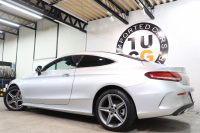 メルセデスベンツ Cクラス C180ｸｰﾍﾟ ｽﾎﾟｰﾂ ﾚｰﾀﾞｰｾｰﾌﾃｨPKG　1ｵｰﾅｰ ｷｰﾚｽｺﾞｰ 黒革 HDDﾅﾋﾞTV BT音楽 ﾊﾞｯｸｶﾒﾗ PTS LEDﾗｲﾄ AMGｴｱﾛ&18AW ﾀﾞｲﾅﾐｯｸS 9AT　2年保証