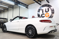 メルセデスベンツ Cクラス C180ｶﾌﾞﾘｵﾚ ｽﾎﾟｰﾂ ﾚｻﾞｰｴｸｽｸﾙｰｼﾌﾞ&ﾚｰﾀﾞｰｾｰﾌﾃｨPKG　後期 MEｺﾈｸﾄ ｷｰﾚｽｺﾞｰ 赤本革 ｴｱｽｶｰﾌ ﾍｯﾄﾞｱｯﾌﾟD HDDﾅﾋﾞTV&ｷｬﾝｾﾗｰ ｽﾏﾎ連携 ﾊﾞｯｸｶﾒﾗ PTS LEDﾗｲﾄ AMGｴｱﾛ&19AW ｴｱｻｽ ﾀﾞｲﾅﾐｯｸS 9AT　2年保証