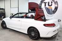 メルセデスベンツ Cクラス C180ｶﾌﾞﾘｵﾚ ｽﾎﾟｰﾂ ﾚｻﾞｰｴｸｽｸﾙｰｼﾌﾞ&ﾚｰﾀﾞｰｾｰﾌﾃｨPKG　後期 MEｺﾈｸﾄ ｷｰﾚｽｺﾞｰ 赤本革 ｴｱｽｶｰﾌ ﾍｯﾄﾞｱｯﾌﾟD HDDﾅﾋﾞTV&ｷｬﾝｾﾗｰ ｽﾏﾎ連携 ﾊﾞｯｸｶﾒﾗ PTS LEDﾗｲﾄ AMGｴｱﾛ&19AW ｴｱｻｽ ﾀﾞｲﾅﾐｯｸS 9AT　2年保証