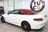 メルセデスベンツ Cクラス C180ｶﾌﾞﾘｵﾚ ｽﾎﾟｰﾂ ﾚｻﾞｰｴｸｽｸﾙｰｼﾌﾞ&ﾚｰﾀﾞｰｾｰﾌﾃｨPKG　後期 MEｺﾈｸﾄ ｷｰﾚｽｺﾞｰ 赤本革 ｴｱｽｶｰﾌ ﾍｯﾄﾞｱｯﾌﾟD HDDﾅﾋﾞTV&ｷｬﾝｾﾗｰ ｽﾏﾎ連携 ﾊﾞｯｸｶﾒﾗ PTS LEDﾗｲﾄ AMGｴｱﾛ&19AW ｴｱｻｽ ﾀﾞｲﾅﾐｯｸS 9AT　2年保証