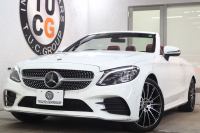 メルセデスベンツ Cクラス C180ｶﾌﾞﾘｵﾚ ｽﾎﾟｰﾂ ﾚｻﾞｰｴｸｽｸﾙｰｼﾌﾞ&ﾚｰﾀﾞｰｾｰﾌﾃｨPKG　後期 MEｺﾈｸﾄ ｷｰﾚｽｺﾞｰ 赤本革 ｴｱｽｶｰﾌ ﾍｯﾄﾞｱｯﾌﾟD HDDﾅﾋﾞTV&ｷｬﾝｾﾗｰ ｽﾏﾎ連携 ﾊﾞｯｸｶﾒﾗ PTS LEDﾗｲﾄ AMGｴｱﾛ&19AW ｴｱｻｽ ﾀﾞｲﾅﾐｯｸS 9AT　2年保証