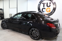 AMG Cクラス C43 4MATIC ｴｸｽｸﾙｰｼﾌﾞ&ﾚｰﾀﾞｰｾｰﾌﾃｨPKG　中期 1ｵｰﾅｰ ｷｰﾚｽｺﾞｰ 赤本革 ﾊﾟﾉﾗﾏSR ﾍｯﾄﾞｱｯﾌﾟD HDDﾅﾋﾞTV BT音楽 ﾊﾞｯｸｶﾒﾗ PTS LEDﾗｲﾄ 自動ﾄﾗﾝｸ ﾊﾝｽﾞﾌﾘｰA AMG専用装備&ﾁｭｰﾆﾝｸﾞﾀﾞｲﾅﾐｯｸS 9AT　2年保証