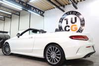 メルセデスベンツ Cクラス C180ｶﾌﾞﾘｵﾚ ｽﾎﾟｰﾂ ﾚｻﾞｰｴｸｽｸﾙｰｼﾌﾞ&ﾚｰﾀﾞｰｾｰﾌﾃｨPKG　ｷｰﾚｽｺﾞｰ 黒本革 ｴｱｽｶｰﾌ HDDﾅﾋﾞTV BT音楽 ﾊﾞｯｸｶﾒﾗ PTS LEDﾗｲﾄ AMGｴｱﾛ&19AW ﾀﾞｲﾅﾐｯｸS 黒幌 9AT　2年保証