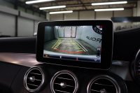 メルセデスベンツ Cクラス C180ｶﾌﾞﾘｵﾚ ｽﾎﾟｰﾂ ﾚｻﾞｰｴｸｽｸﾙｰｼﾌﾞ&ﾚｰﾀﾞｰｾｰﾌﾃｨPKG　ｷｰﾚｽｺﾞｰ 黒本革 ｴｱｽｶｰﾌ HDDﾅﾋﾞTV BT音楽 ﾊﾞｯｸｶﾒﾗ PTS LEDﾗｲﾄ AMGｴｱﾛ&19AW ﾀﾞｲﾅﾐｯｸS 黒幌 9AT　2年保証