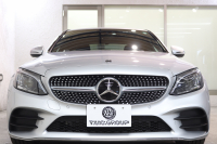 メルセデスベンツ Cクラス C200 AVG AMGﾗｲﾝ ﾚｰﾀﾞｰｾｰﾌﾃｨPKG　BSG搭載 後期 ｷｰﾚｽｺﾞｰ 黒革 HDDﾅﾋﾞTV ｽﾏﾎ連携 ﾊﾞｯｸｶﾒﾗ PTS LEDﾗｲﾄ AMGｴｱﾛ&18AW ﾀﾞｲﾅﾐｯｸS ｴｱｻｽ 9AT　2年保証