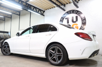 メルセデスベンツ Cクラス C200 ﾛｰﾚｳｽｴﾃﾞｨｼｮﾝ ﾚｻﾞｰｴｸｽｸﾙｰｼﾌﾞ&ﾚｰﾀﾞｰｾｰﾌﾃｨPKG　特別仕様車 BSG搭載 後期 ｷｰﾚｽｺﾞｰ 黒本革 ﾍｯﾄﾞｱｯﾌﾟD HDDﾅﾋﾞTV ｽﾏﾎ連携 ﾌﾞﾙﾒｽﾀｰ 360ｶﾒﾗ PTS LEDﾗｲﾄ 自動ﾄﾗﾝｸ ﾊﾝｽﾞﾌﾘｰA AMGｴｱﾛ&18AW ｴｱｻｽ 9AT　2年保証