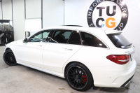 AMG Cクラス C63Sｽﾃｰｼｮﾝﾜｺﾞﾝ ﾚｰﾀﾞｰｾｰﾌﾃｨPKG　ｷｰﾚｽｺﾞｰ 赤/黒本革 ﾊﾟﾉﾗﾏSR ﾍｯﾄﾞｱｯﾌﾟD HDDﾅﾋﾞTV BT音楽 ﾌﾞﾙﾒｽﾀｰ ﾊﾞｯｸｶﾒﾗ PTS LEDﾗｲﾄ 自動Rｹﾞｰﾄ ﾊﾝｽﾞﾌﾘｰA AMG専用装備&ﾁｭｰﾆﾝｸﾞﾀﾞｲﾅﾐｯｸS 7AT　2年保証