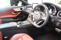 メルセデスベンツ Cクラス C180ｶﾌﾞﾘｵﾚ ｽﾎﾟｰﾂ ﾚｻﾞｰｴｸｽｸﾙｰｼﾌﾞ&ﾚｰﾀﾞｰｾｰﾌﾃｨPKG　1ｵｰﾅｰ ｷｰﾚｽｺﾞｰ 赤本革 ｴｱｽｶｰﾌ HDDﾅﾋﾞTV BT音楽 ﾍｯﾄﾞｱｯﾌﾟD ﾊﾞｯｸｶﾒﾗ PTS LEDﾗｲﾄ AMGｴｱﾛ&19AW ﾀﾞｲﾅﾐｯｸS 赤幌 9AT　2年保証