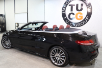 メルセデスベンツ Cクラス C180ｶﾌﾞﾘｵﾚ ｽﾎﾟｰﾂ ﾚｻﾞｰｴｸｽｸﾙｰｼﾌﾞ&ﾚｰﾀﾞｰｾｰﾌﾃｨPKG　1ｵｰﾅｰ ｷｰﾚｽｺﾞｰ 赤本革 ｴｱｽｶｰﾌ HDDﾅﾋﾞTV BT音楽 ﾍｯﾄﾞｱｯﾌﾟD ﾊﾞｯｸｶﾒﾗ PTS LEDﾗｲﾄ AMGｴｱﾛ&19AW ﾀﾞｲﾅﾐｯｸS 赤幌 9AT　2年保証