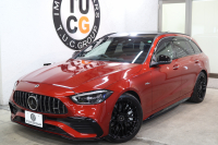 AMG Cクラス C43ｽﾃｰｼｮﾝﾜｺﾞﾝ 4MATIC ｽﾃｰｼｮﾝﾜｺﾞﾝ ﾚｰﾀﾞｰｾｰﾌﾃｨPKG　BSG搭載 MEｺﾈｸﾄ ｷｰﾚｽｺﾞｰ 赤/黒本革 ﾍﾞﾝﾁﾚｰﾀｰ ﾊﾟﾉﾗﾏSR ﾍｯﾄﾞｱｯﾌﾟD MBUXﾅﾋﾞTV&ARﾅﾋﾞ ｽﾏﾎ連携 ﾌﾞﾙﾒｽﾀｰ 360ｶﾒﾗ PTS LEDﾗｲﾄ 自動Rｹﾞｰﾄ AMG専用装備&ﾁｭｰﾆﾝｸﾞ 9AT　2年保証